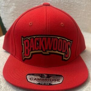 Backwoods Red Snapback Hat
